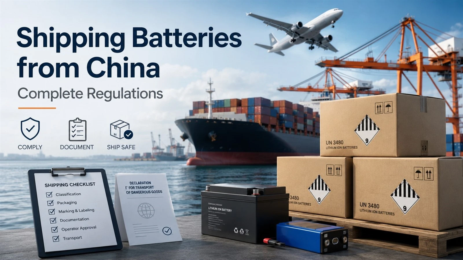 Shipping Batteries from China: Complete 2026 Regulations Guide Shipping Batteries from China: Complete 2026 Regulations Guide